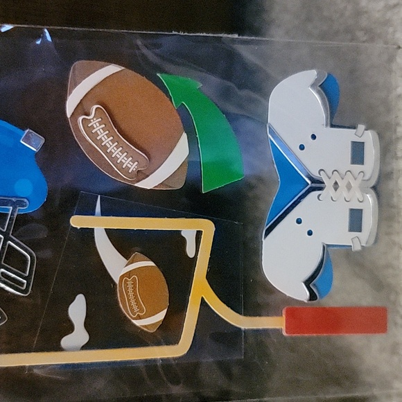 New Recollections Football Sports Scrapbooking  Stickers - Picture 7 of 7